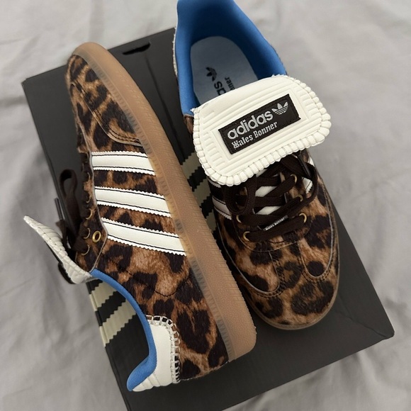 adidas x Wales Bonner Samba Pony Leopard - Picture 2 of 3